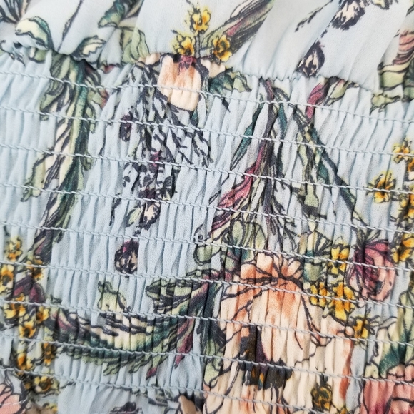 Floral blouson top~large - Picture 7 of 12